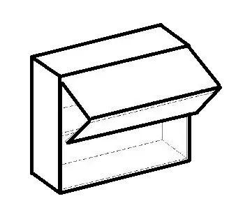 Wall Cabinet - 2 Doors Flip